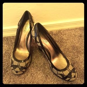 COACH SIGNATURE WEDGES