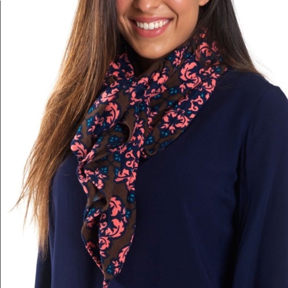 ๐HostPick๐Boho Vest/Scarf Mocha print NWT - Picture 4 of 6