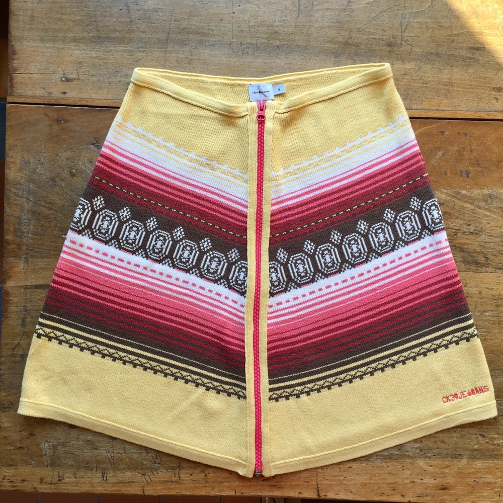 90s vintage Calvin Klein Jeans knit skirt