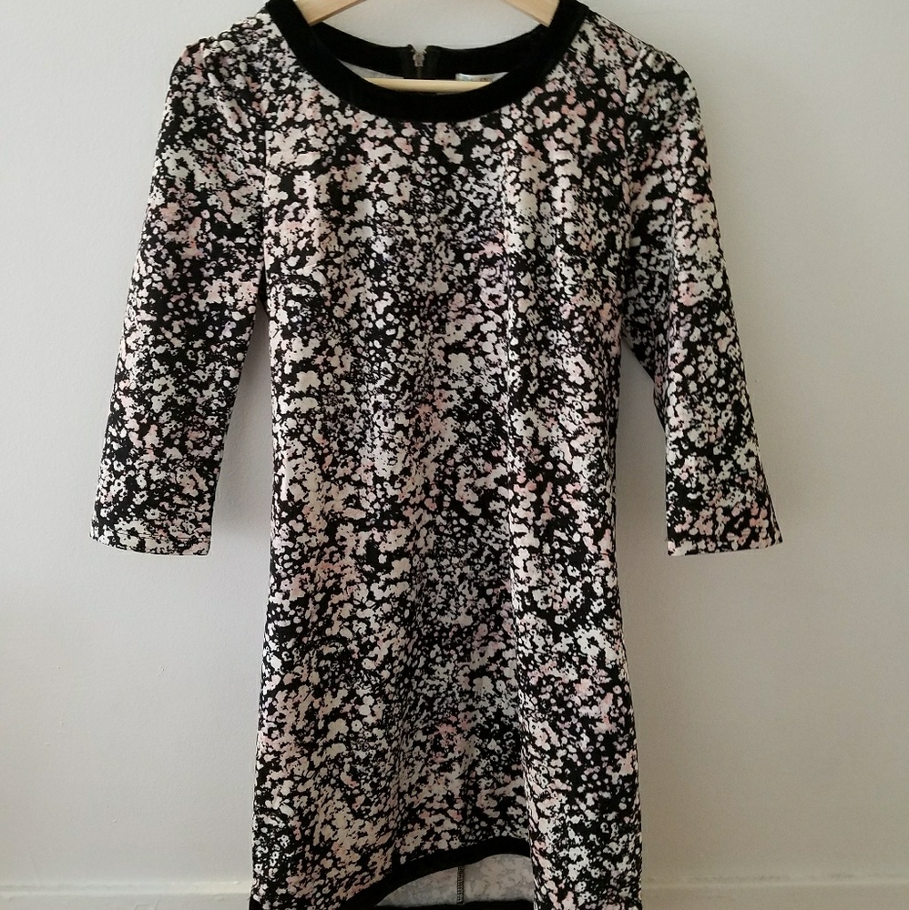 Nordstrom dress with black velvet piping