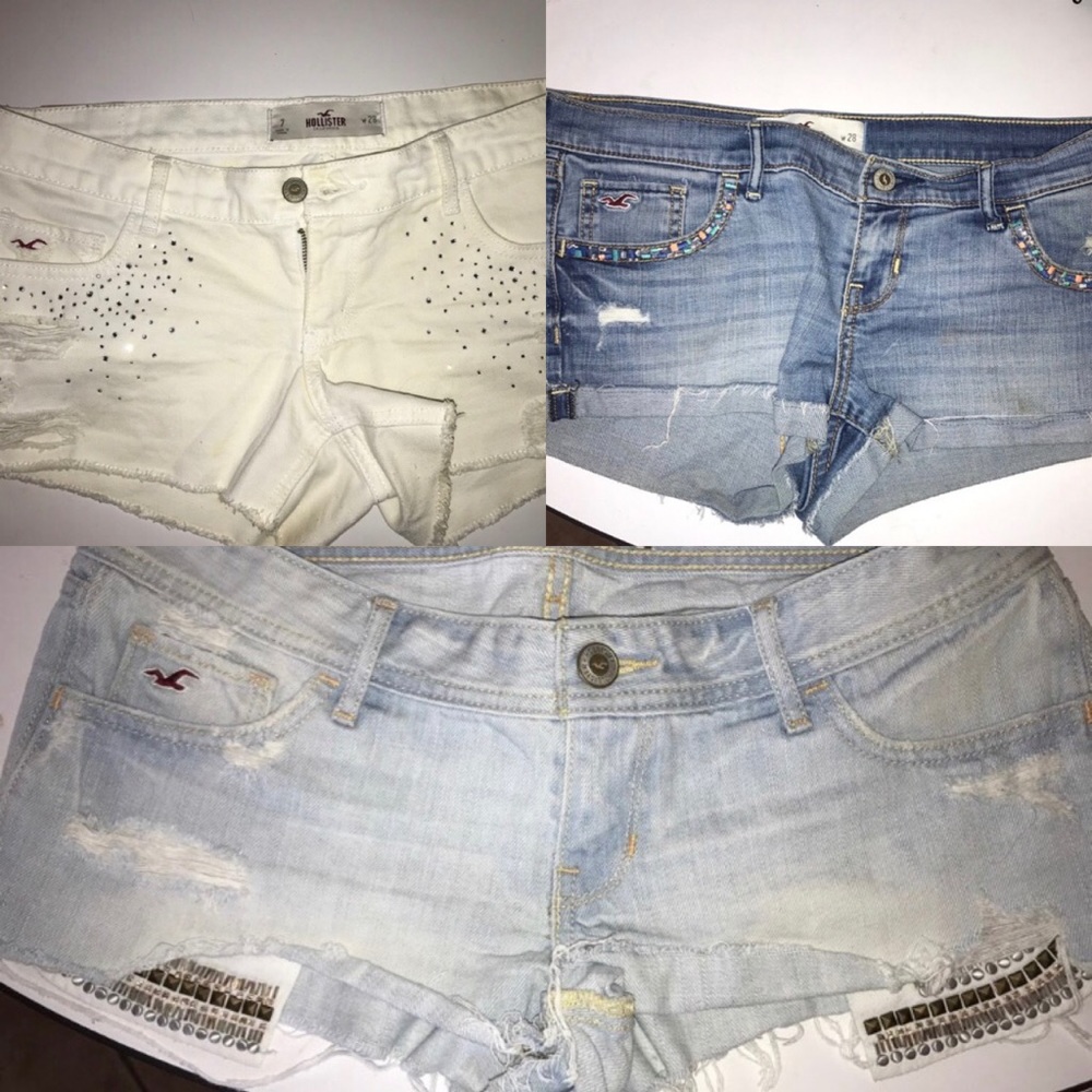 Bundle of 3 hollister shorts