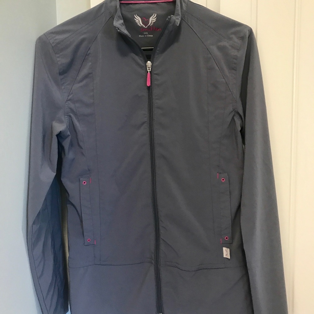 Scrub jacket- Smitten brand.