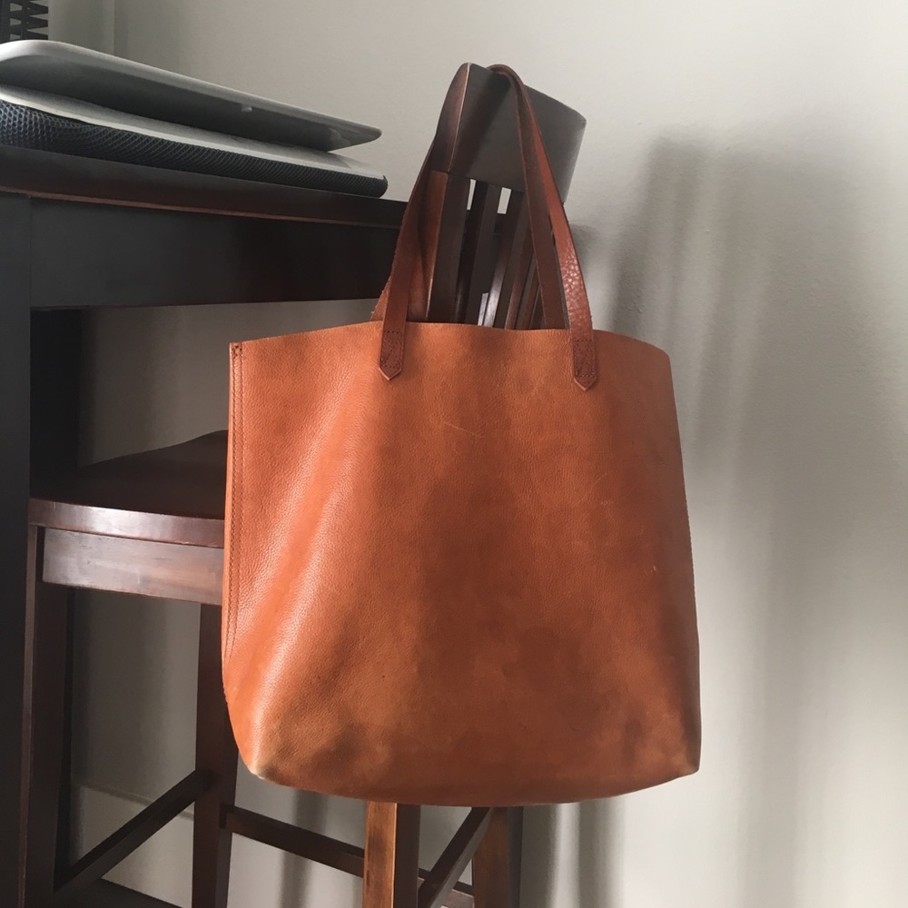 Madewell leather tote