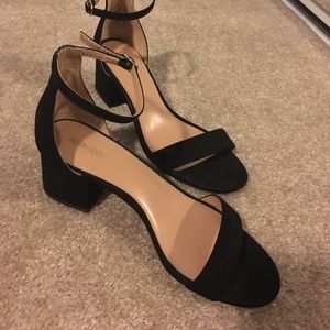 MERONA Marcella Suede Low Block Heel