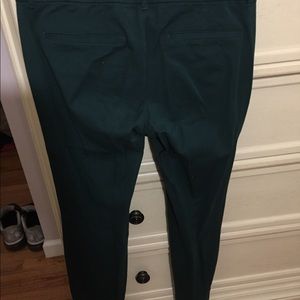 Old Navy dark green Pixie pant