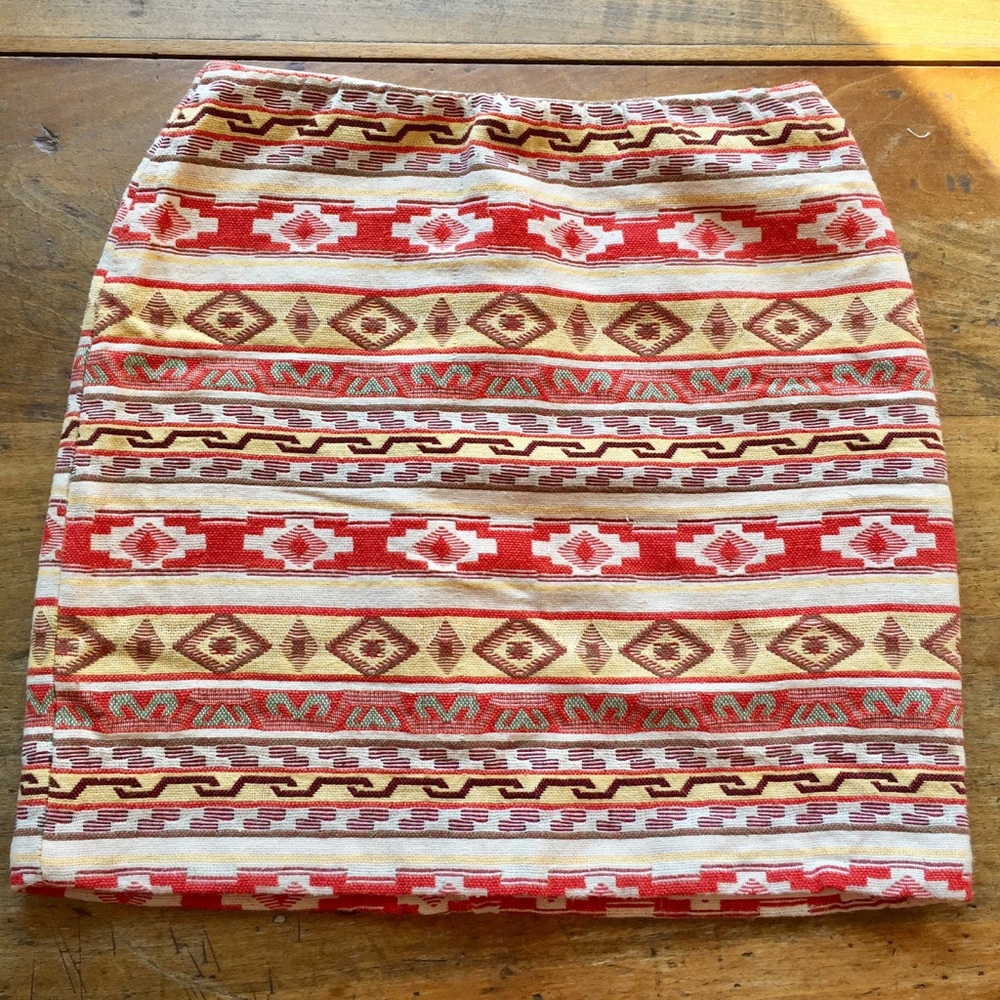 Painted Threads lined knit skirt