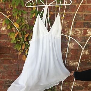 BCBG white dress