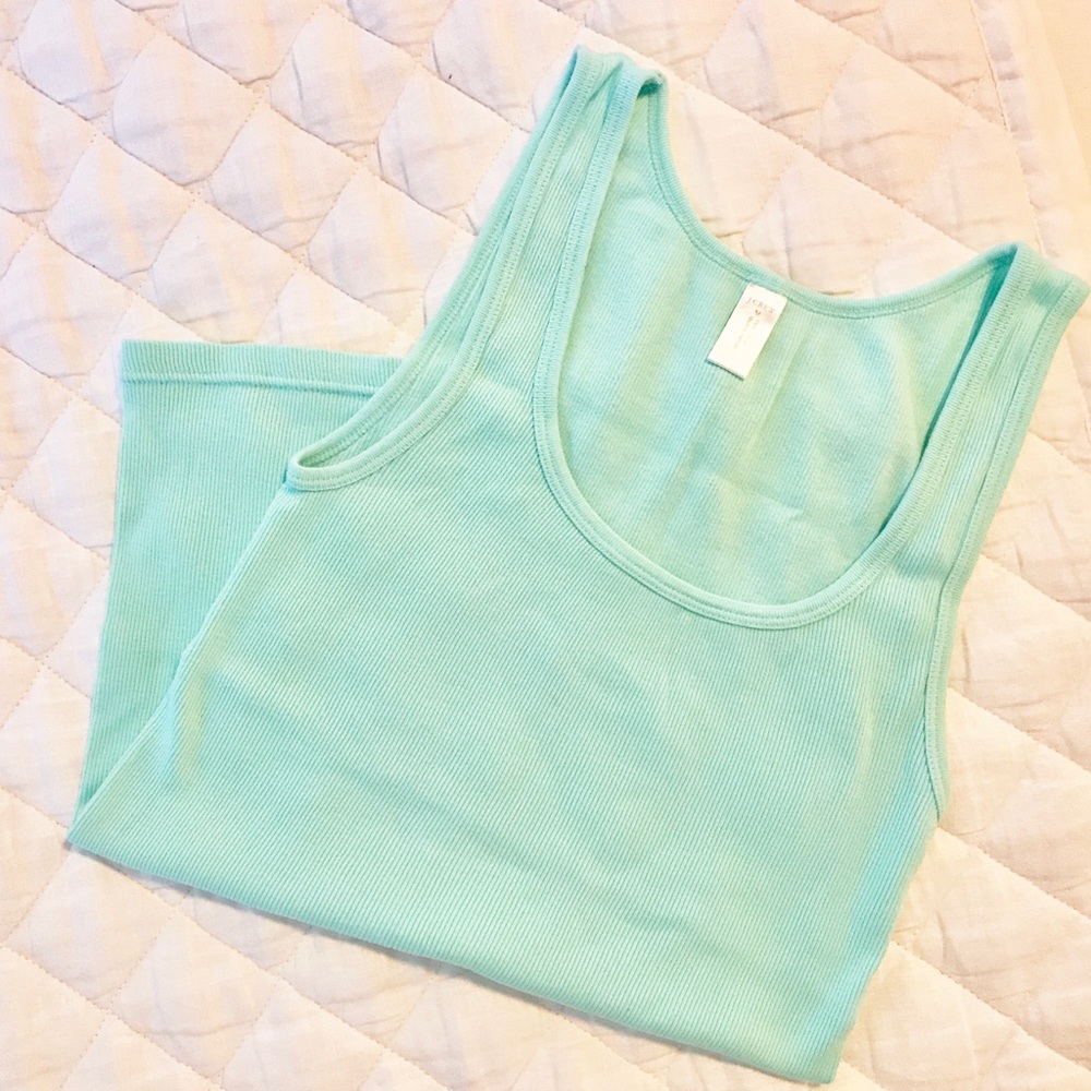 J.Crew Ribbed Cotton Tank