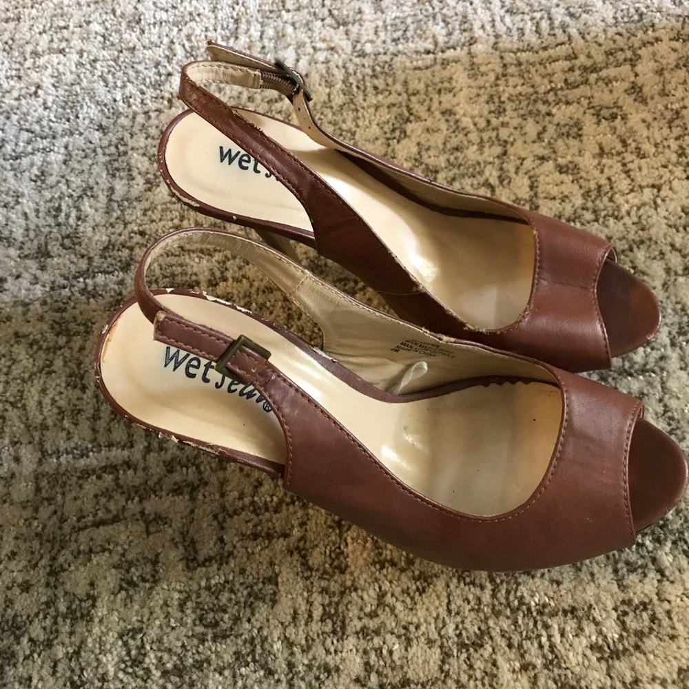 Brown heels
