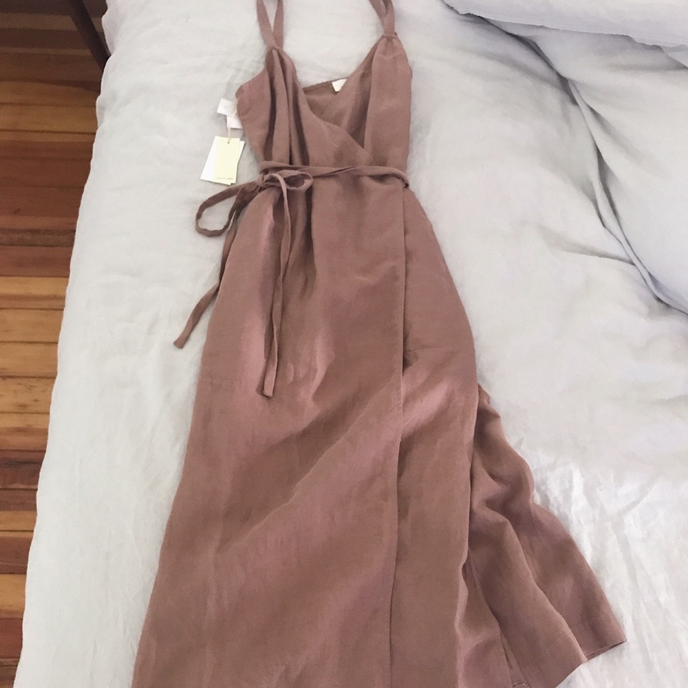 Wilfred Aritzia Astere Linen Dress