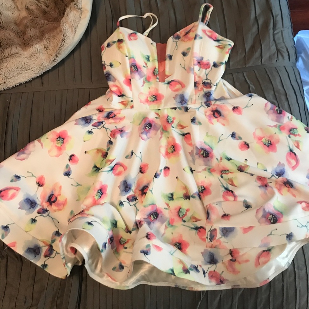 Floral mini dress