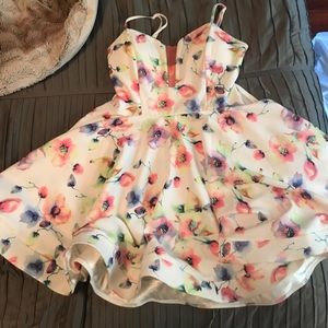 Floral mini dress