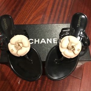Chanel Camellia Sandals Chanel Camellia Sandals