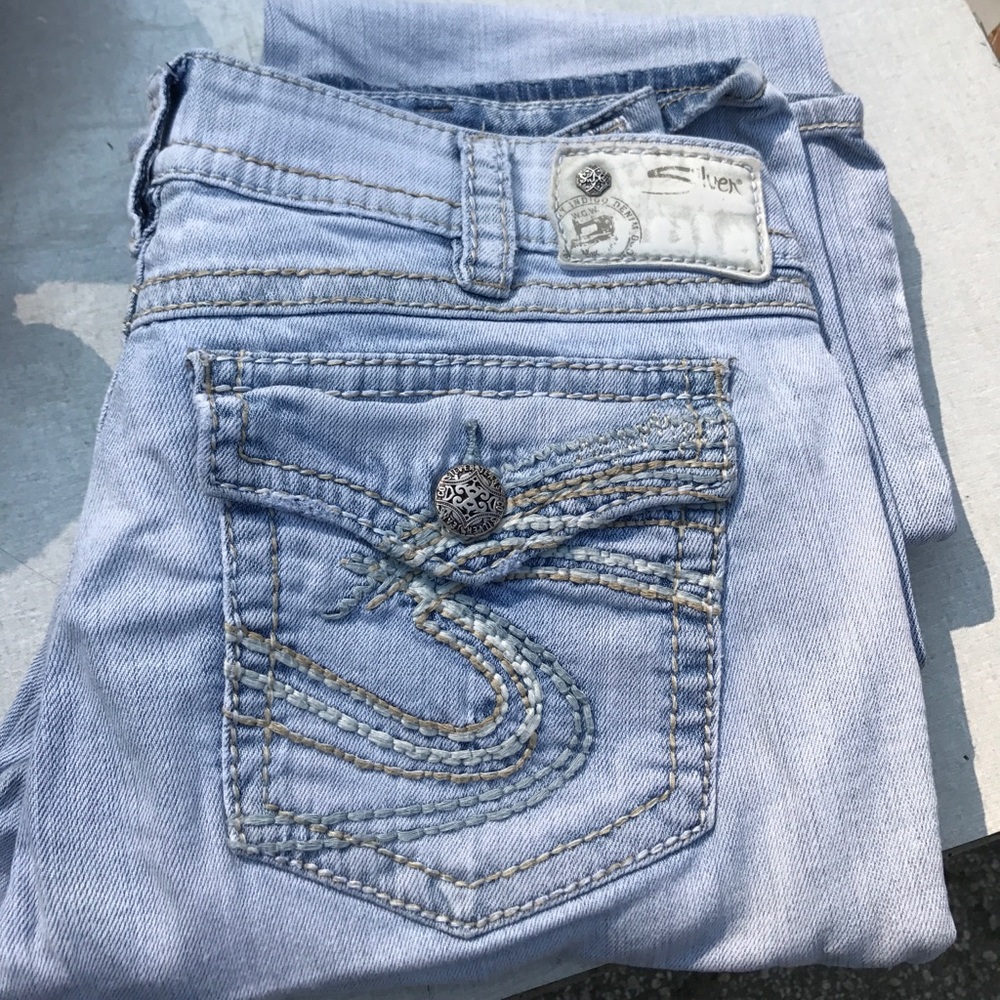 Silver jeans