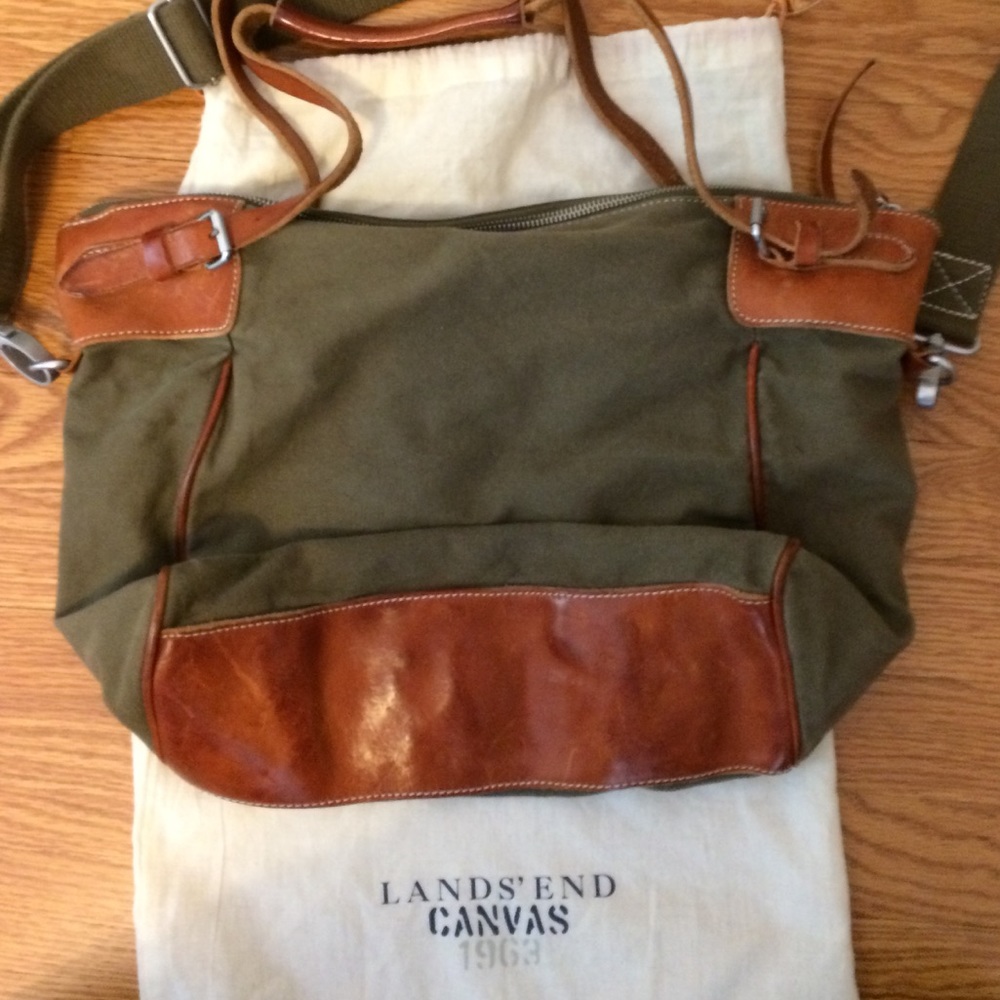 Lands End Canvas satchel