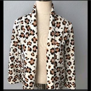 Leopard print blazer, jacket, kimono