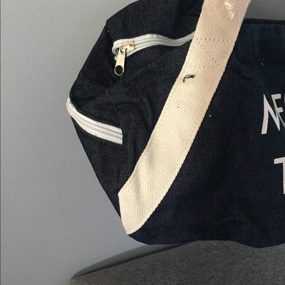 Private Party 'Meet me at the Barre' Denim Gym Bag - Picture 2 of 3
