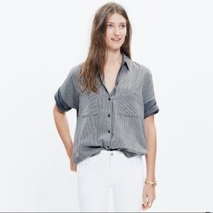Madewell Courier Shirt on Lilydale Stripe