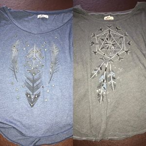 Bundle of 2 hollister tee shirts