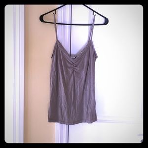Ann Taylor Loft gray cami