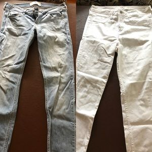 Bundle 2 hollister jeans