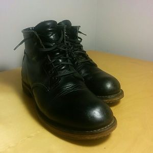 Redwing 9014 Beckman Blacksmith black boots Sz 8