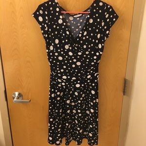 Classic Navy and Cream dress