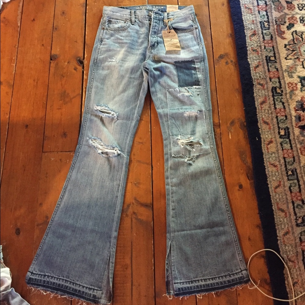 American eagle vintage artist flare jeans
