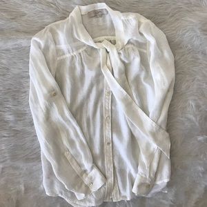 Ann Taylor LOFT blouse size a