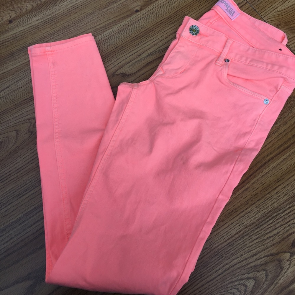 Bright light fitted skinny jeans