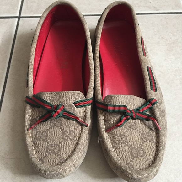 Gucci Shoes - Authentic Gucci Logo Loafers