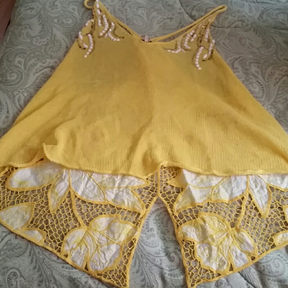 Free People Racer back top