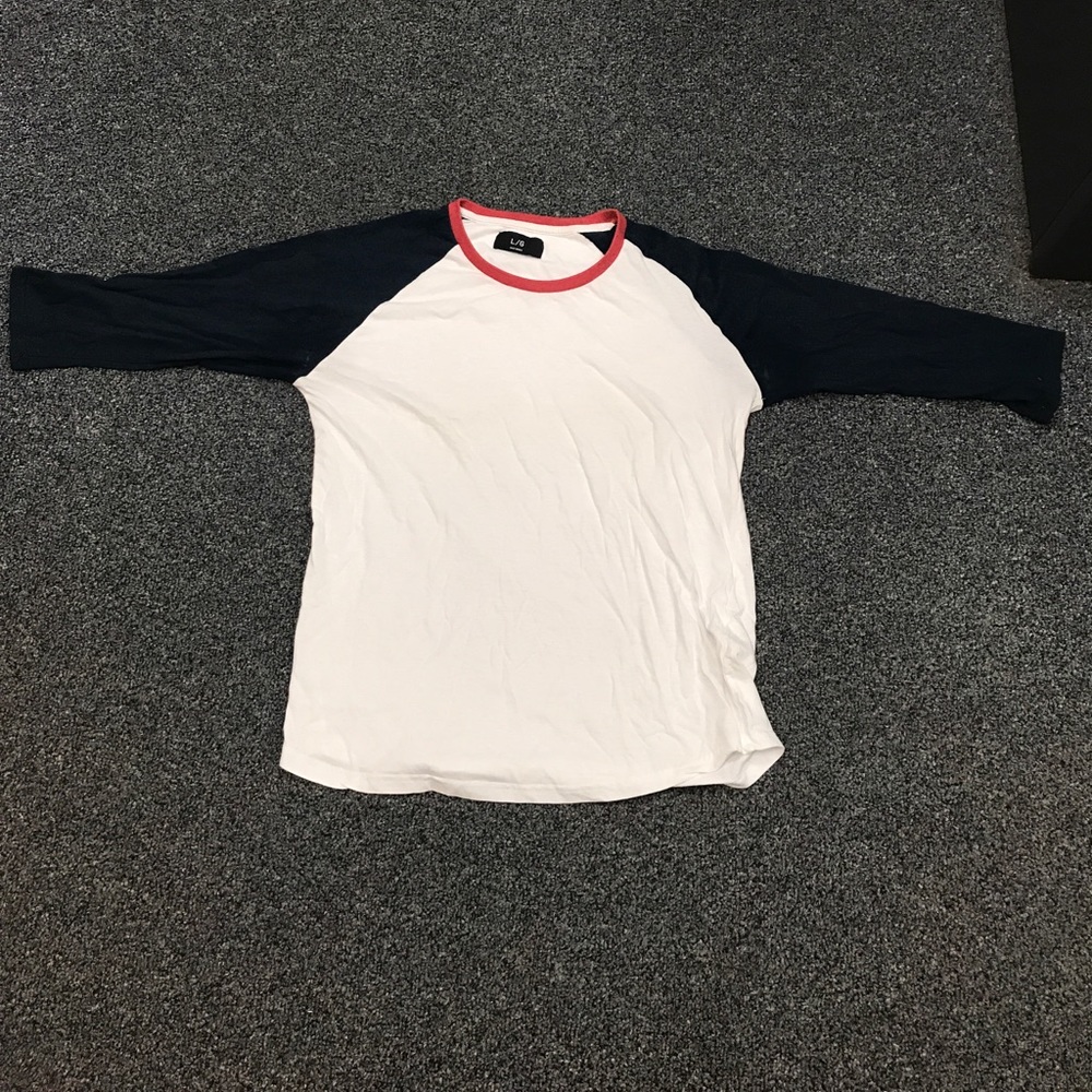 Large Cotton On Baseball Tee 3/4 Sleeve