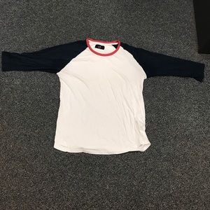 Large Cotton On Baseball Tee 3/4 Sleeve
