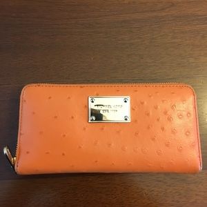 Michael Kors Ostrich Wallet