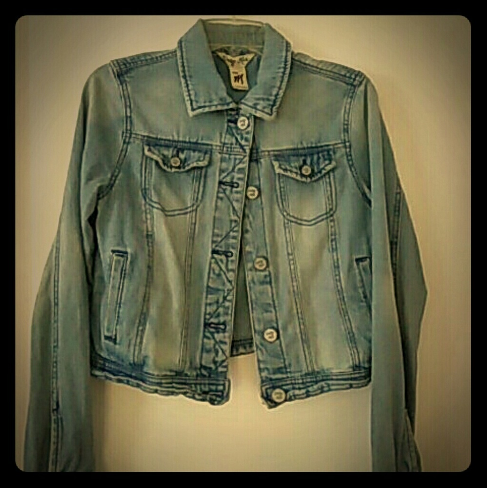 Blue Jean button down Jacket