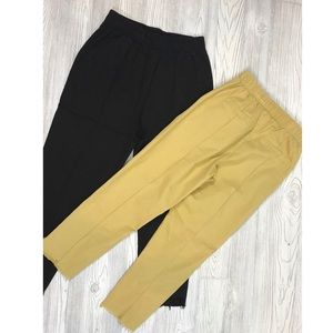 Frayed hem chino pants