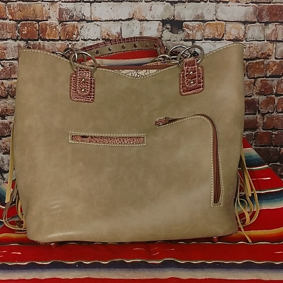 LAST ONE!! Concea Carry Fringe Studs & Bling Purse - Picture 3 of 5