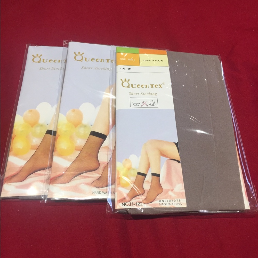 Short stockings. (Pack of 3)