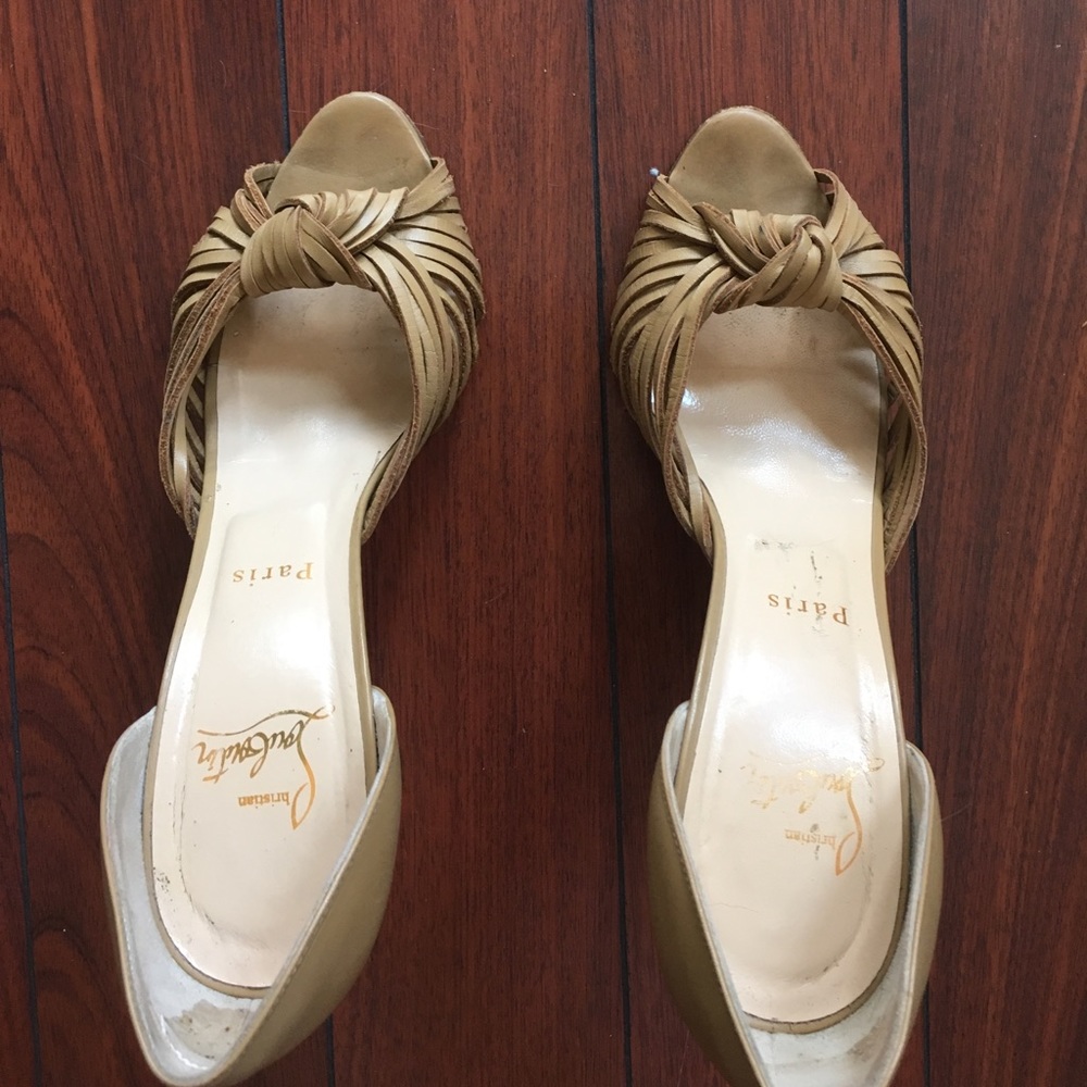 Christian Louboutin Tan Sandal