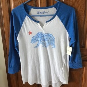 NWT lucky brand Cali shirt