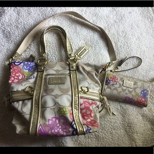 Matching Coach purse and wallet