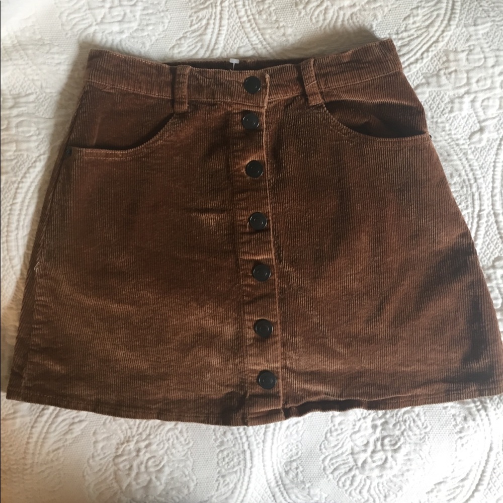 Corduroy skirt