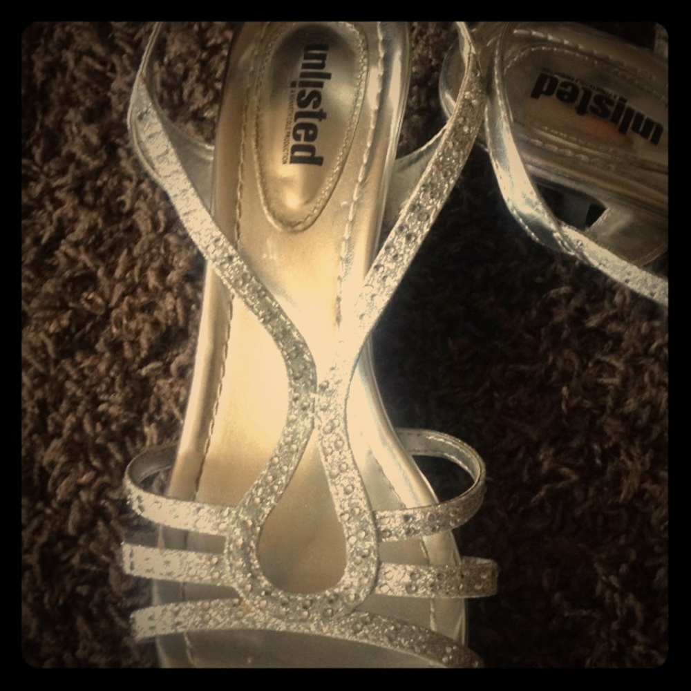 Unlisted by Kenneth Cole silver studded hills