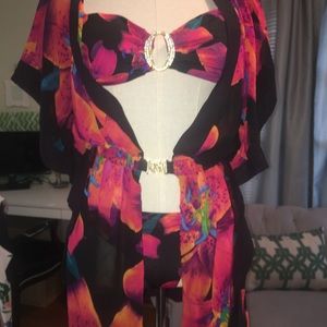 Victoria Secret bikini and matching swim cover