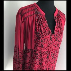 LUCKY BRAND Red & Black Shirt