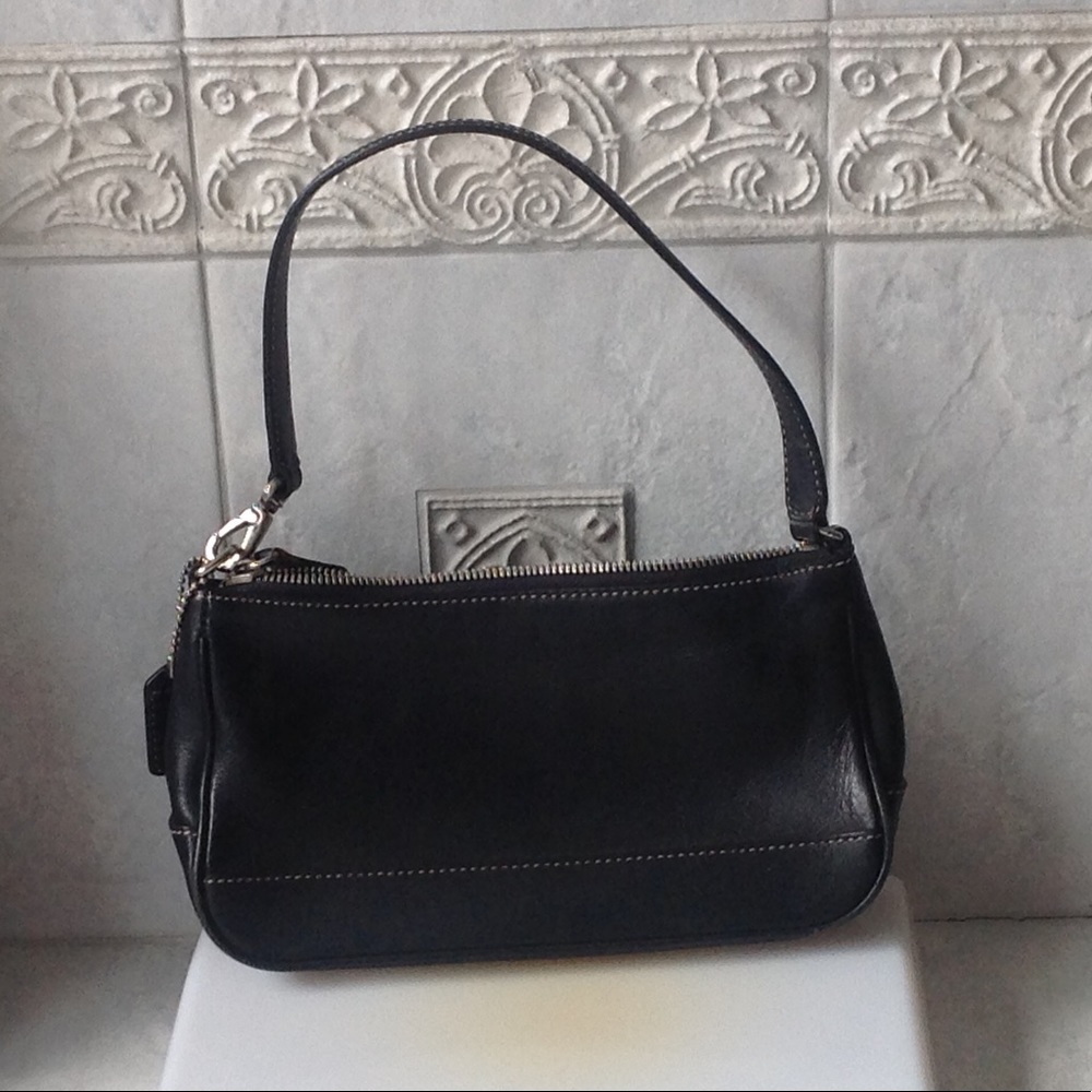 Authentic Coach leather clutch