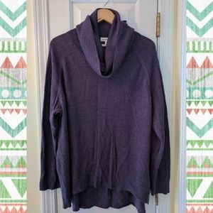Coldwater Creek Merino Wool Cowl Neck Sweater