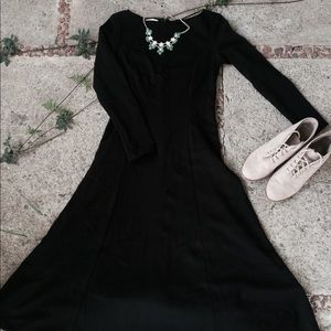Black comfortable dress