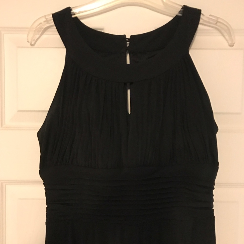 Long black dress signature sangria  size:12